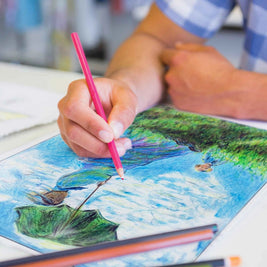 Canine and Artist Themed Colored Pencil Sets