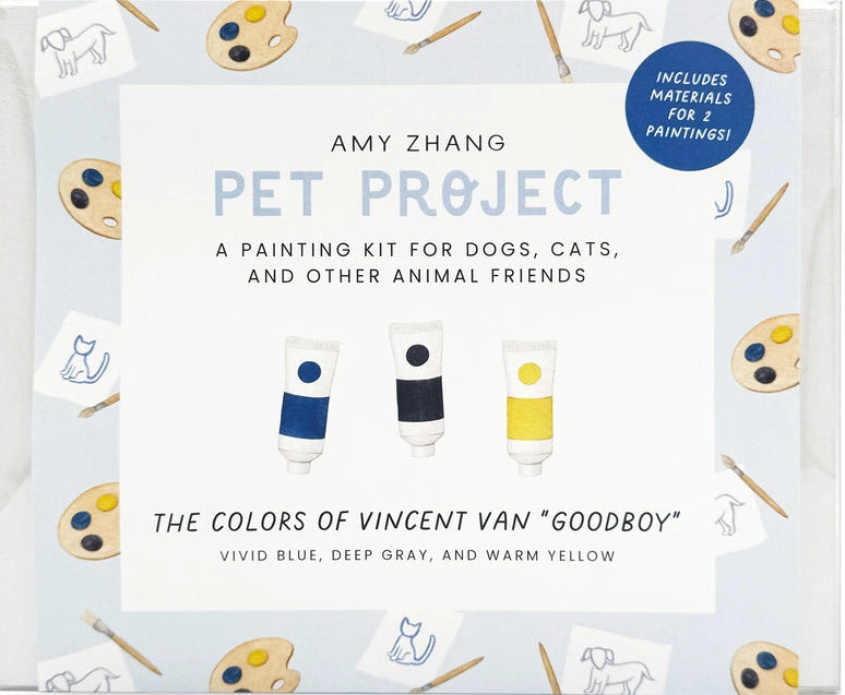 Pet Painting Project with Three Artist Inspired Palettes to Choose From!