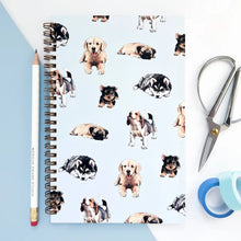 Load image into Gallery viewer, Lined Spiral Notebook from Morgan Swank Studio
