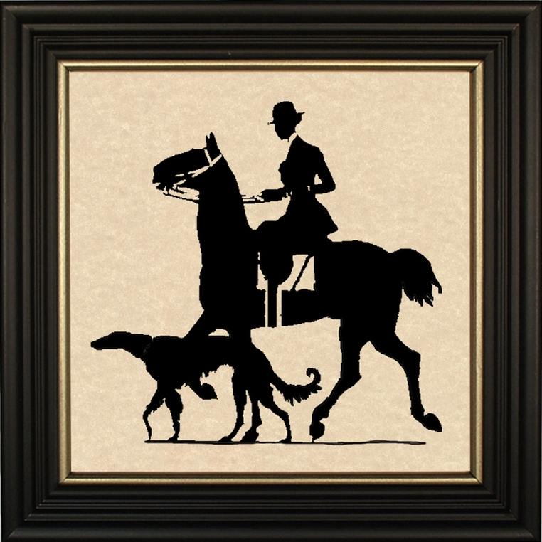 Framed Paper Cut Silhouettes