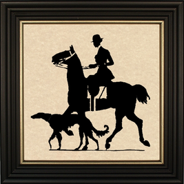Framed Paper Cut Silhouettes
