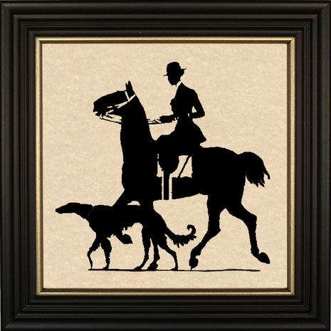 Framed Paper Cut Silhouettes
