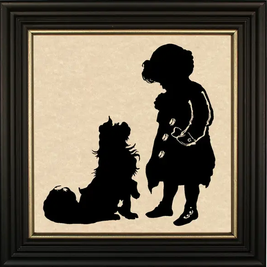 Framed Paper Cut Silhouettes