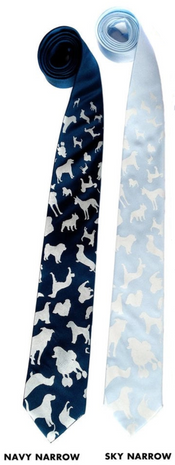 Putting On The Dog Patterned Neckties