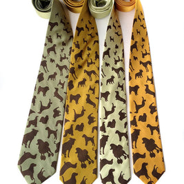 Putting On The Dog Patterned Neckties