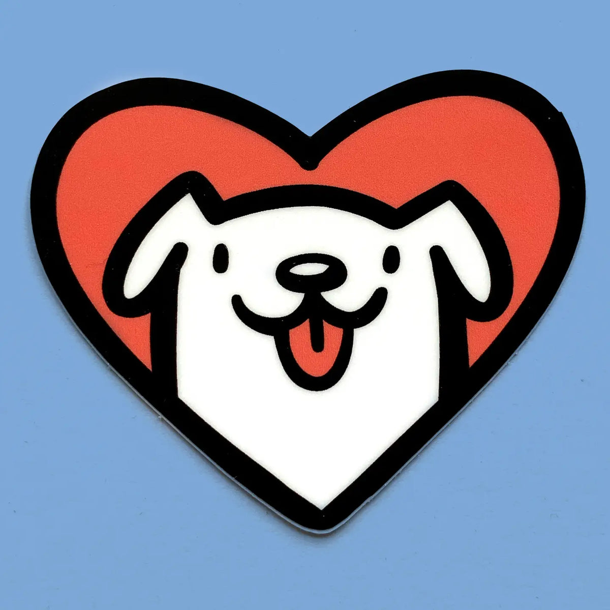 Colorful and Goofy Weatherproof Dog Stickers