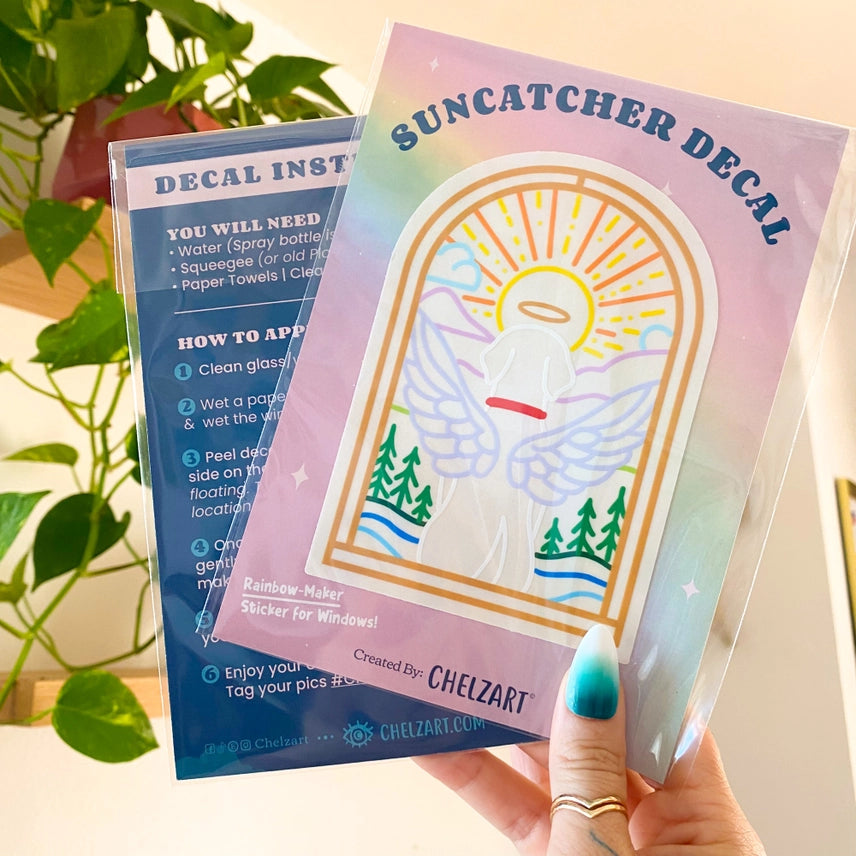 Pet Memorial Suncatcher Decal