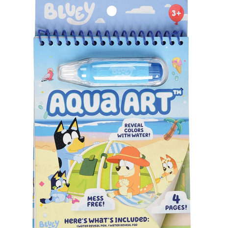 Bluey Made-By-Me Aqua Art Pad