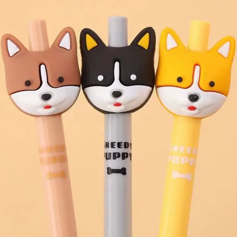 Dog Themed Retractable Pens