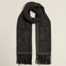 Load image into Gallery viewer, Reversible Puppy Print Shawls
