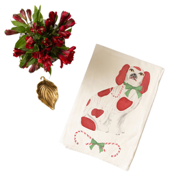 Staffordshire Style Spaniels and Greyhound Tea Towels