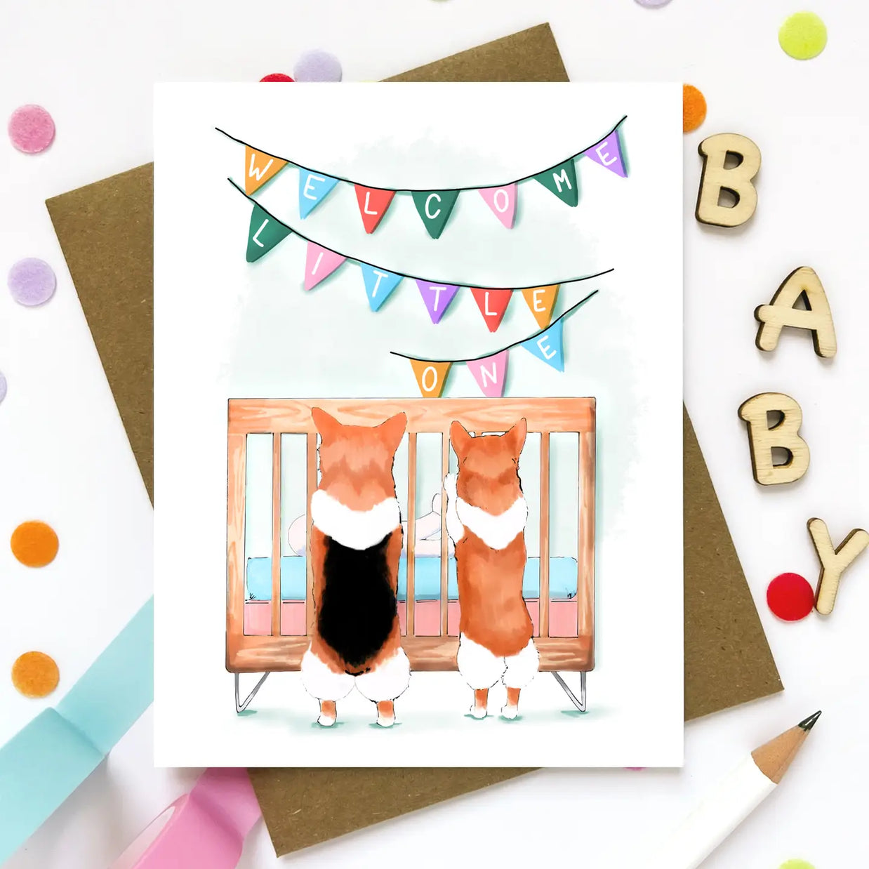 Corgi Themed Greeting Cards