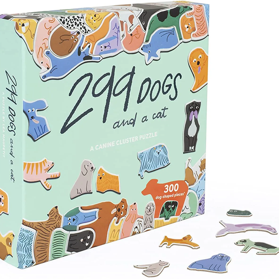 299 Dogs and a Cat Cluster Puzzle