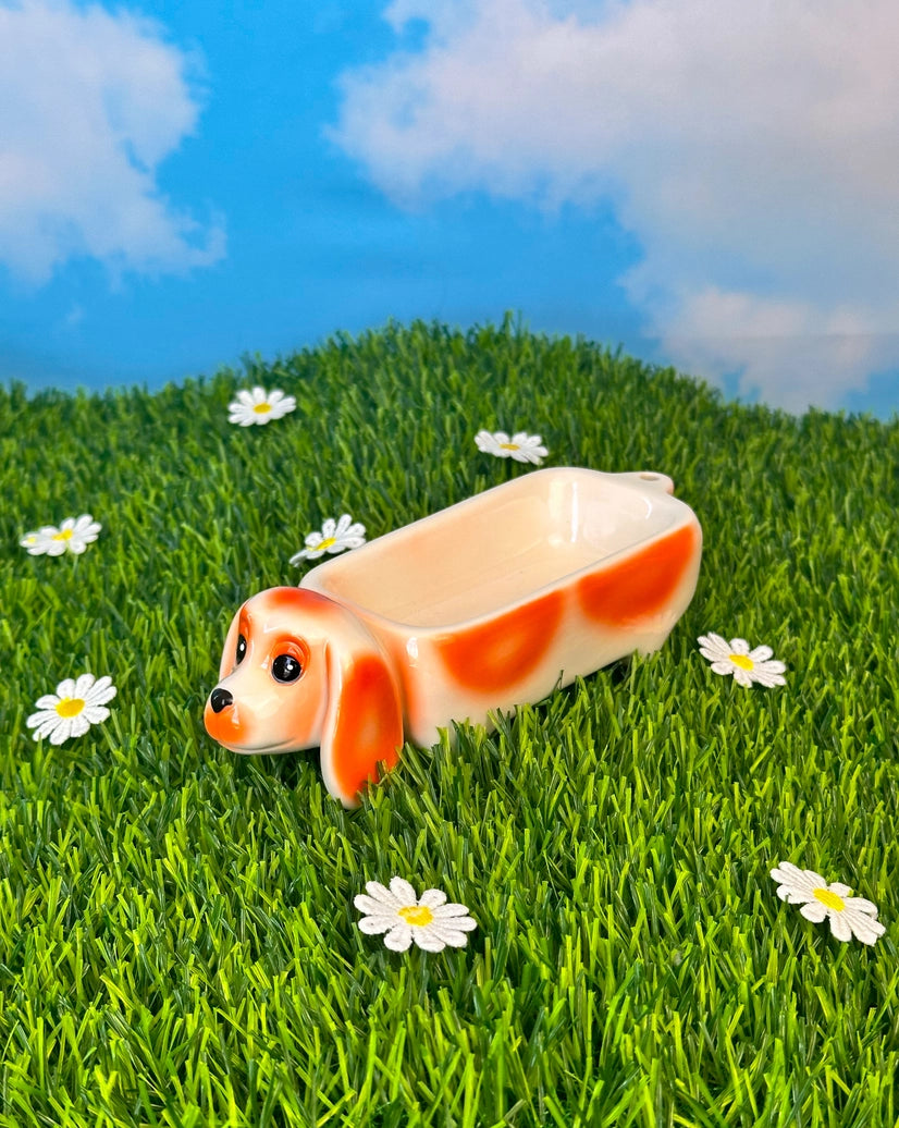 Vintage Inspired Dachshund Ash Tray