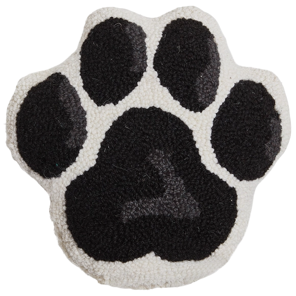 Dog Paw Shaped Hook & Latch Pillow