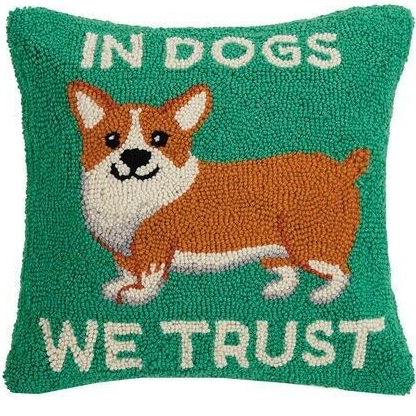 Dog Themed Square Decorative Pillows