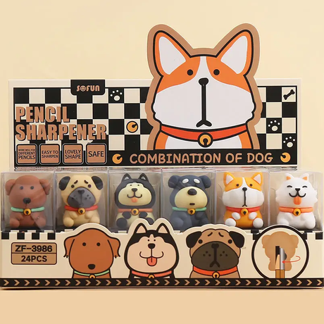 Little Cuties Assorted Breed Pencil Sharpener