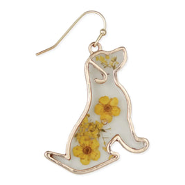 Floral & Dog Themed Earrings