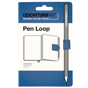 Adhesive Pen Loop in Navy