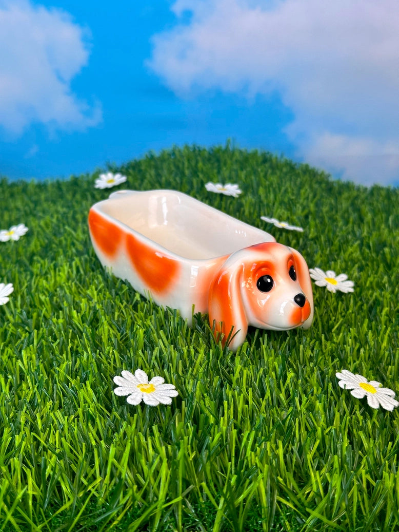 Vintage Inspired Dachshund Ash Tray