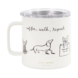 Dog Party Stainless Steel Travel Mug