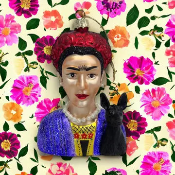 Frida Kahlo and Mr. Xoloti Ornament