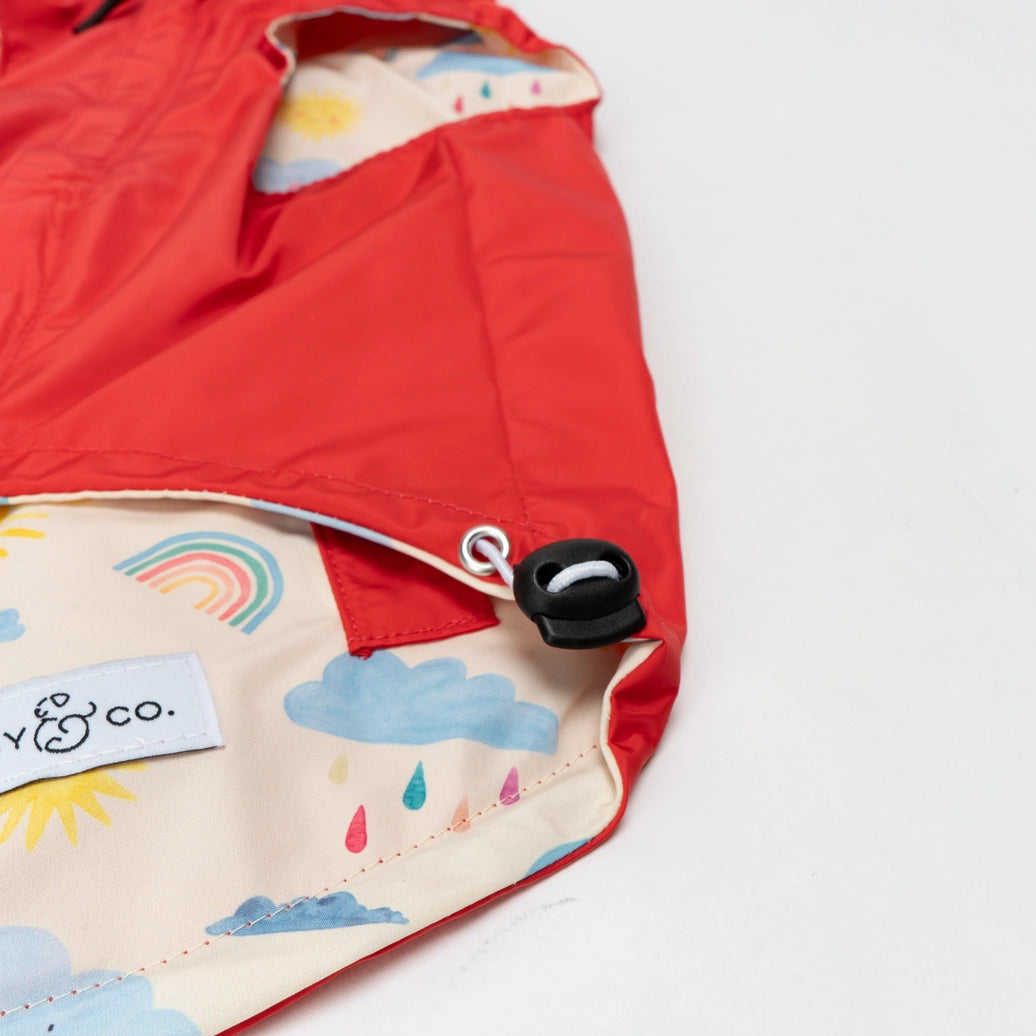 Rain or Shine Reversible Dog Raincoat