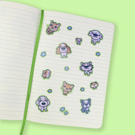 Holographic Dogs Sticker Sheets