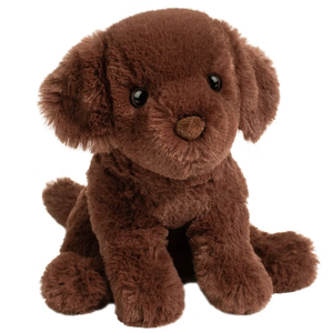 Chocolate Labrador Retriever Stuffed Puppies from Douglas Cuddle Toys