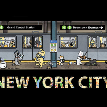 Dog Themed NYC Subway Prints