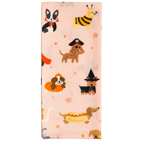 Colorful and Bright Dog Themed Tea Towels