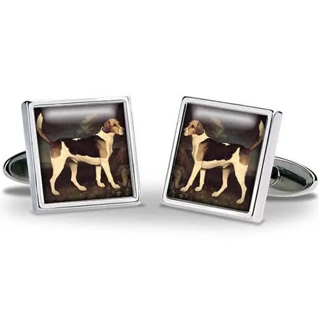 Quintessential Dog Painting Cufflinks