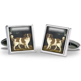 Quintessential Dog Painting Cufflinks