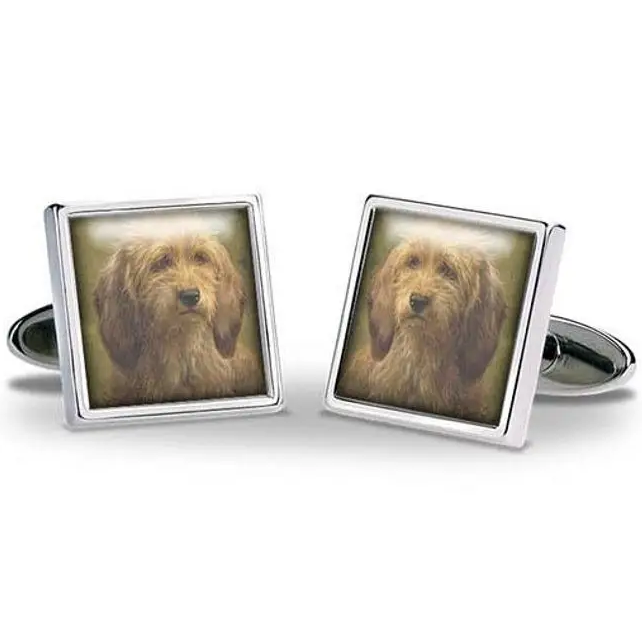 Quintessential Dog Painting Cufflinks