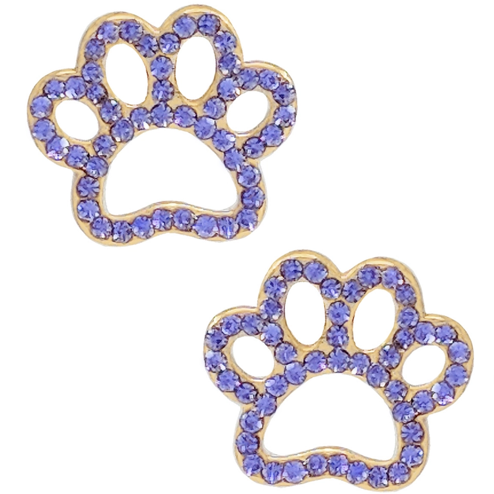 Paw Print Themed Earrings