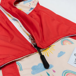 Rain or Shine Reversible Dog Raincoat