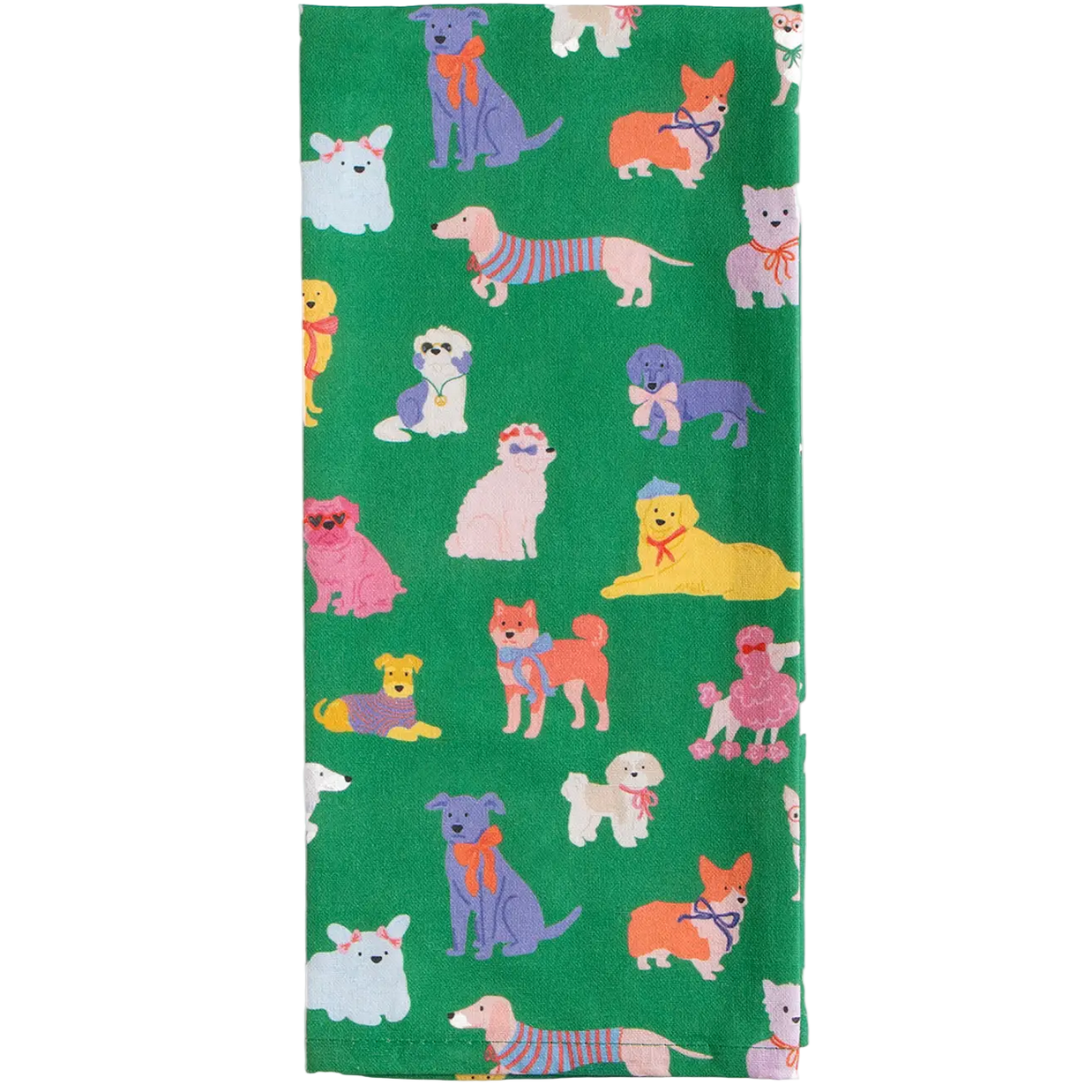 Colorful and Bright Dog Themed Tea Towels