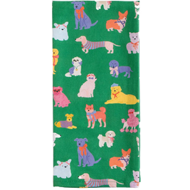 Colorful and Bright Dog Themed Tea Towels