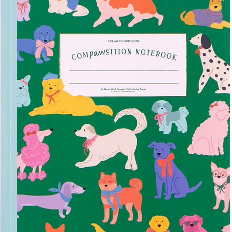 Dapper Dogs Compawsition Notebook