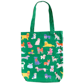 Colorful and Bright Dog Themed Tote Bags