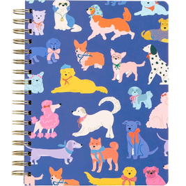 Dapper Dogs Spiralbound Notebook