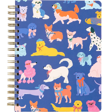 Dapper Dogs Spiralbound Notebook