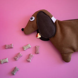 Dachshund Shaped Smell Proof Clutch