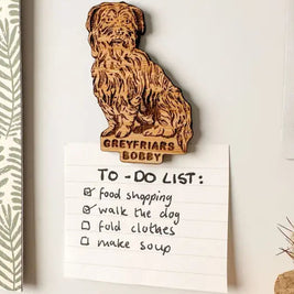 Hand Designed Bamboo Magnet Collection by Scottish Artist