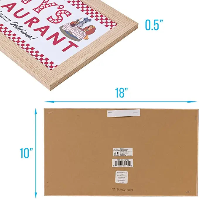 Lady and the Tramp Pizza Gel Coat Wall Decor