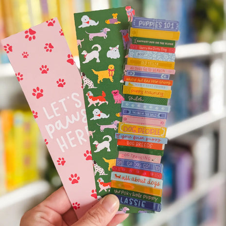Fun Dog Themed Bookmarks