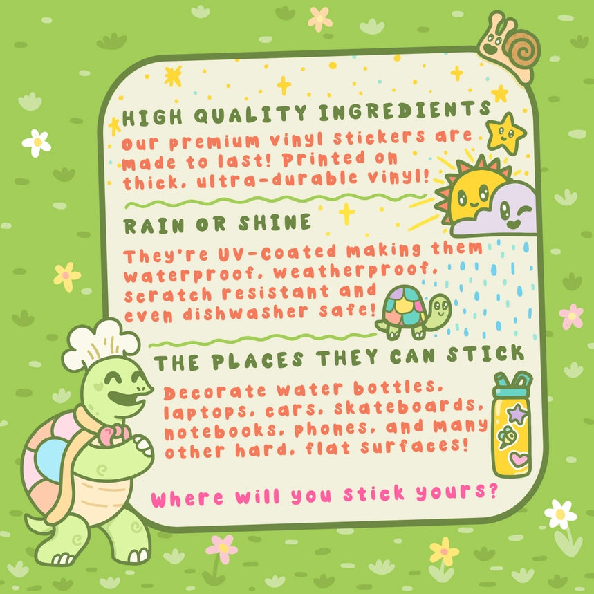 Fun & Funky Dog Themed Vinyl Bumper Stickers