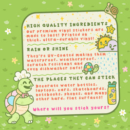 Fun & Funky Dog Themed Vinyl Bumper Stickers