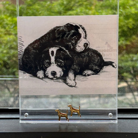 Acrylic Frames with Dog Charms