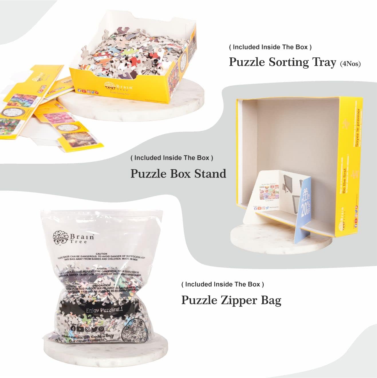 Children's Puzzle Organization Using Zipper Pouches